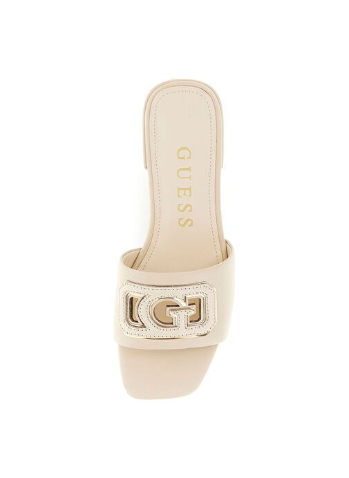 Guess Bej Kadın Deri Terlik FLJTARLEA19-CREGO - Görsel 5