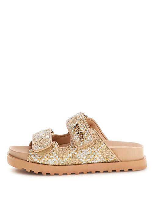 Guess Taba Kadın Terlik FLJFZZFAB19-CREAM - Görsel 3