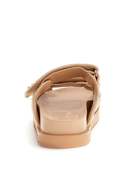 Guess Taba Kadın Terlik FLJFZZFAB19-CREAM - Görsel 4