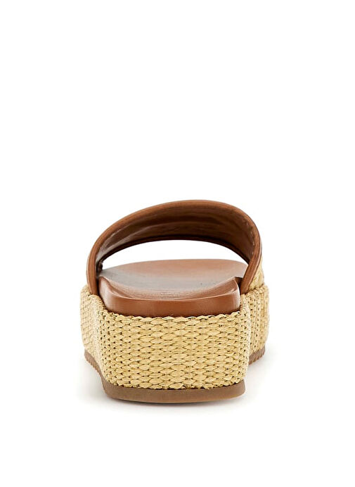 Guess Kahverengi Kadın Terlik FLJLNYFAB19-NATU - Görsel 4