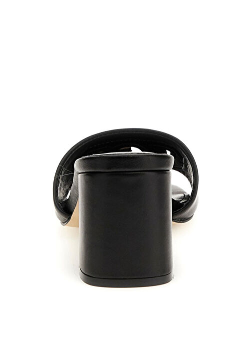 Guess Siyah Kadın Deri Topuklu Terlik FLJGASLEA03-BLACK - Görsel 4