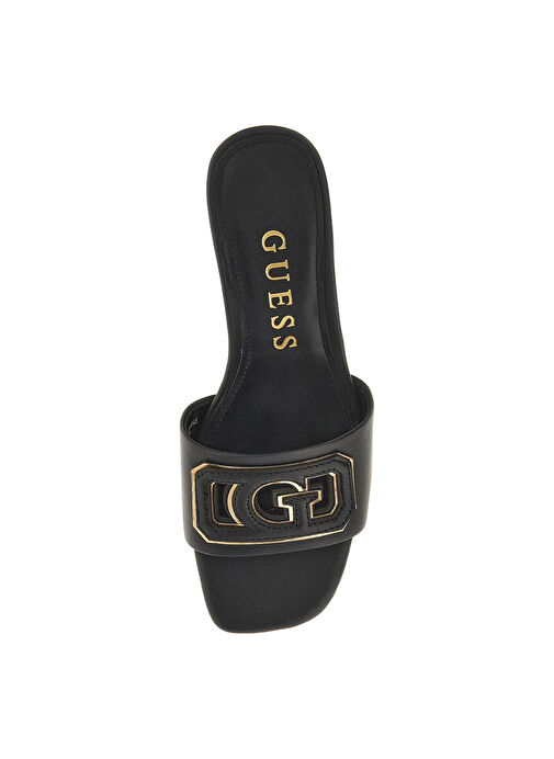 Guess Siyah Kadın Deri Topuklu Terlik FLJGASLEA03-BLACK - Görsel 5