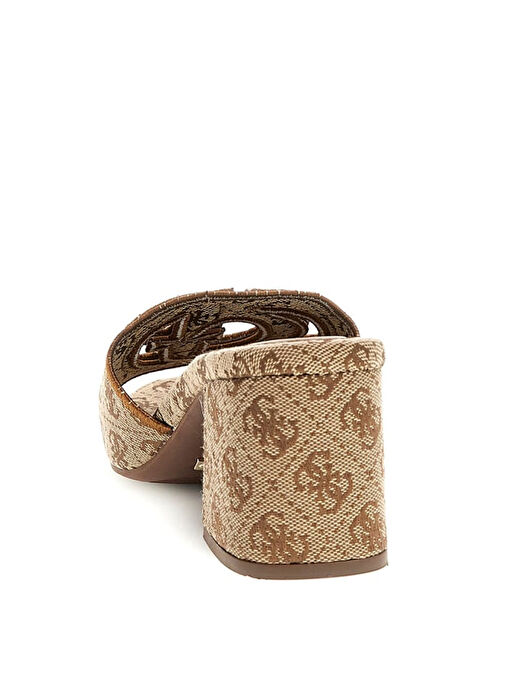 Guess Kahverengi Kadın Topuklu Terlik FLJGEEFAL03-BEIBR - Görsel 4