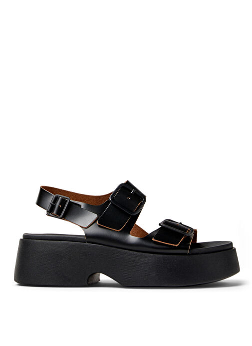 Camper Siyah Kadın Deri Sandalet K201712-001 - Görsel 2