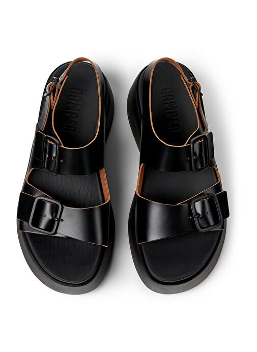 Camper Siyah Kadın Deri Sandalet K201712-001 - Görsel 4