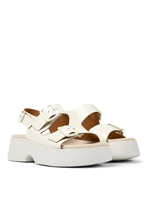 Camper Beyaz Kadın Deri Sandalet K201712-002 - Görsel 3