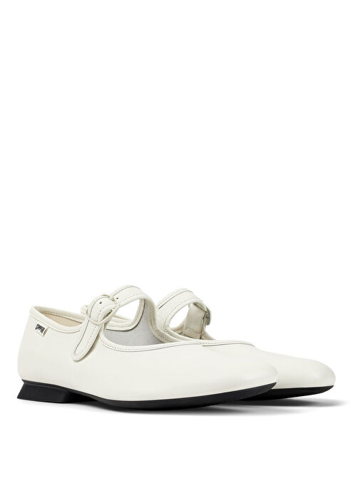 Camper Beyaz Kadın Deri Babet - Görsel 3