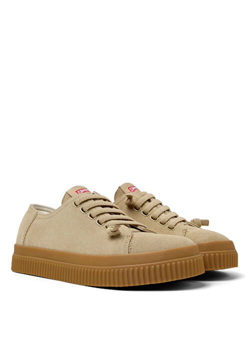 Camper Bej Kadın Deri Sneaker K201789-003 - Görsel 3