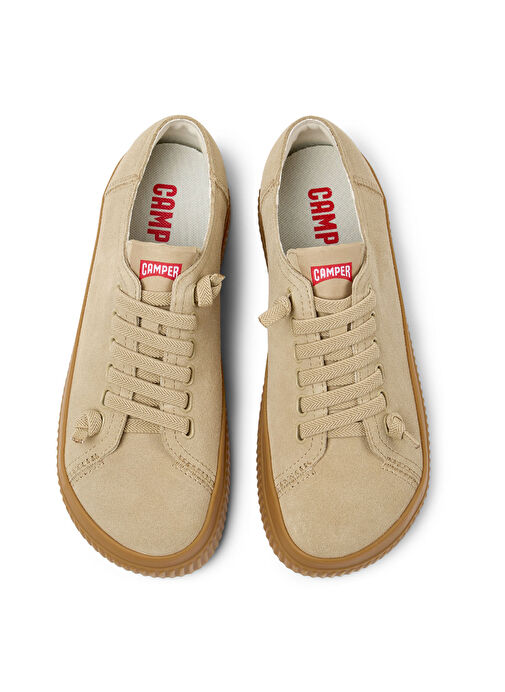 Camper Bej Kadın Deri Sneaker K201789-003 - Görsel 4