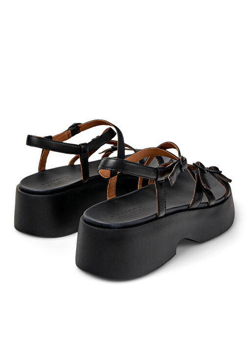 Camper Siyah Kadın Deri Sandalet K201713-001 - Görsel 5