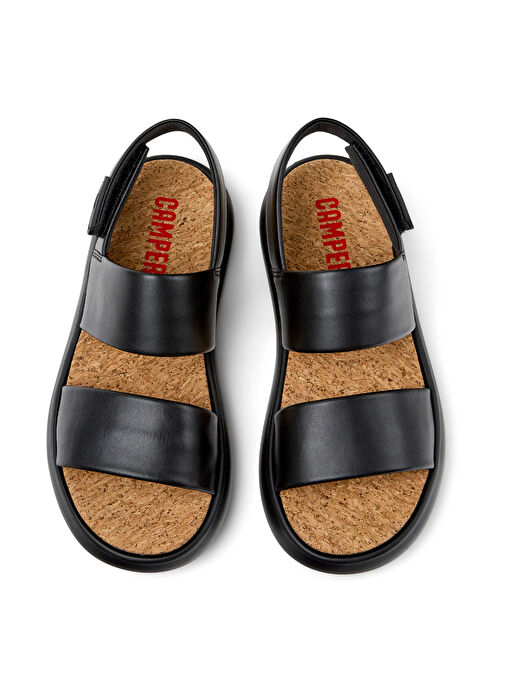 Camper Siyah Kadın Deri Sandalet K201772-001 - Görsel 4