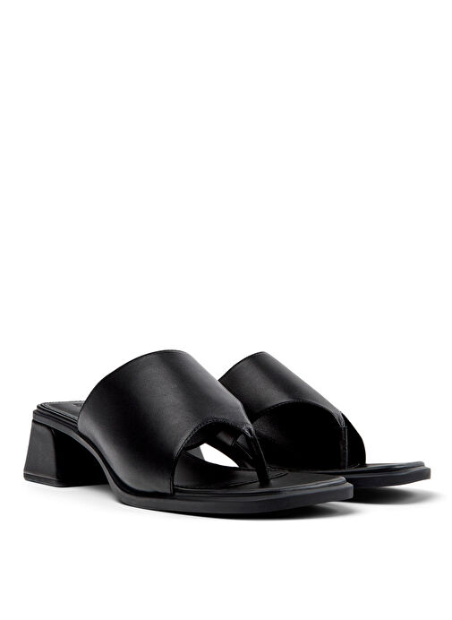 Camper Siyah Kadın Deri Terlik K201738-001 - Görsel 3