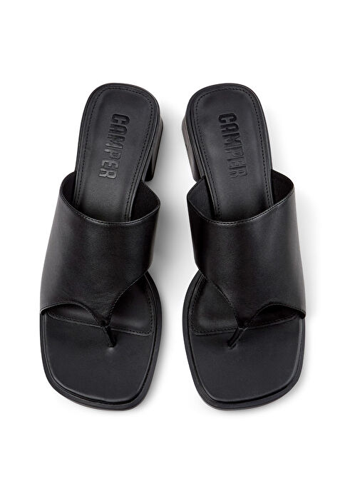 Camper Siyah Kadın Deri Terlik K201738-001 - Görsel 4