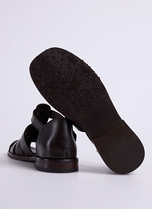 Divarese Kahverengi Kadın Deri Sandalet 5027099-107 - Görsel 5