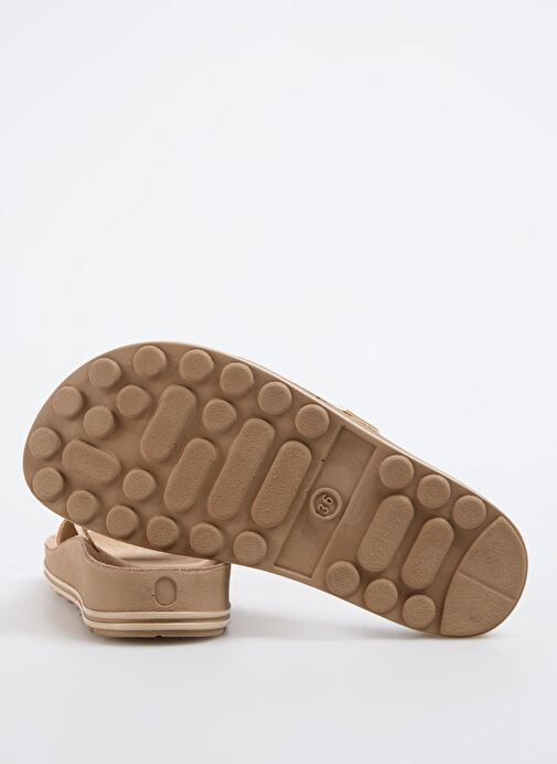 Divarese Pembe Kadın Deri Terlik 5027005-688 - Görsel 5