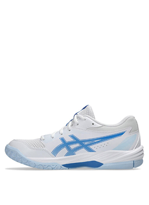 Asics 1072A106-102 GEL-TASK 4 Beyaz - Mavi Voleybol Ayakkabısı - Görsel 3