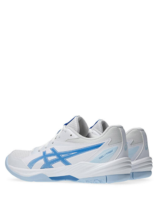 Asics 1072A106-102 GEL-TASK 4 Beyaz - Mavi Voleybol Ayakkabısı - Görsel 5