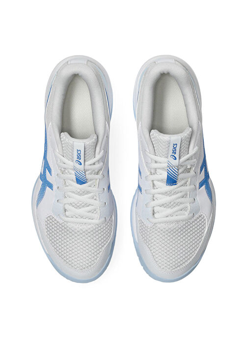 Asics 1072A106-102 GEL-TASK 4 Beyaz - Mavi Voleybol Ayakkabısı - Görsel 8