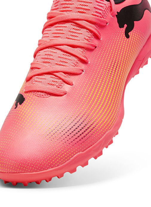 Puma 10772603 FUTURE 7 PLAY TT Sunset Gl Pembe Erkek Futbol Ayakkabısı - Görsel 4