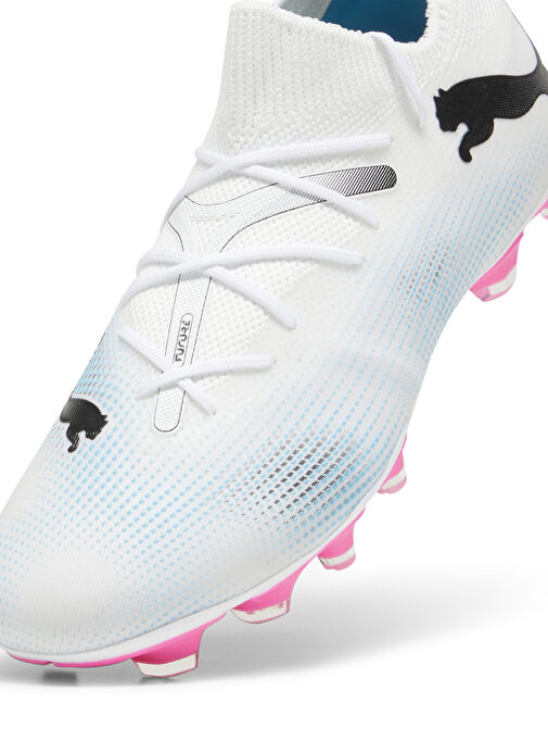 Puma 10771501 FUTURE 7 MATCH FG/AG PUMA Beyaz Erkek Futbol Ayakkabısı - Görsel 7