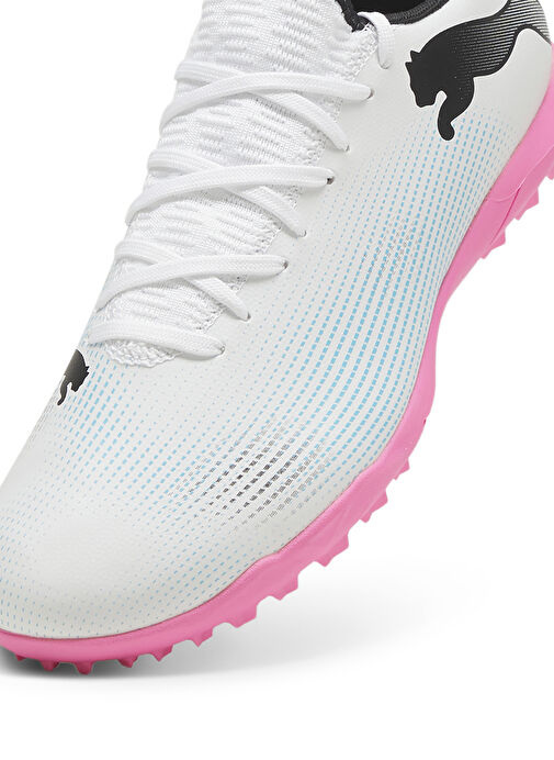 Puma 10772601 FUTURE 7 PLAY TT PUMA Whit Beyaz Erkek Futbol Ayakkabısı - Görsel 5