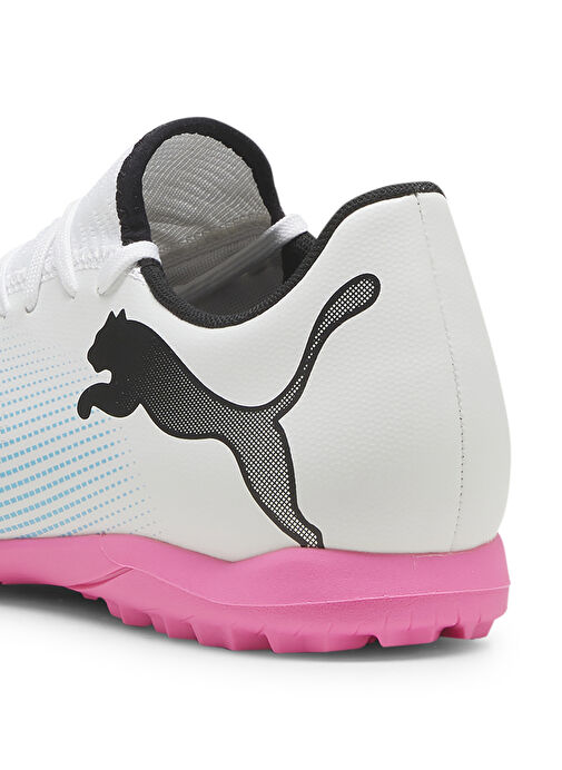 Puma 10772601 FUTURE 7 PLAY TT PUMA Whit Beyaz Erkek Futbol Ayakkabısı - Görsel 6