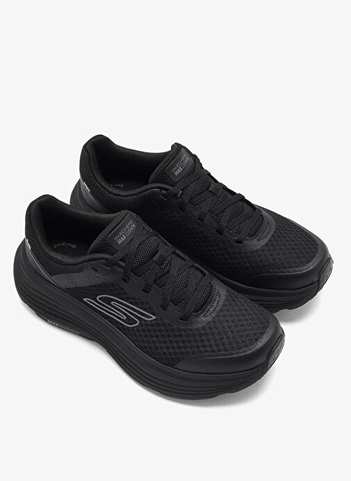 Skechers 129470 BBK MAX CUSHIONING ENDEAVOUR Siyah Kadın Koşu Ayakkabısı - Görsel 4
