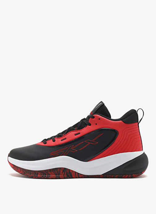 Skechers 253010 BKRD SKX LEAGUE Siyah - Kırmızı Deri Erkek Basketbol Ayakkabısı - Görsel 2