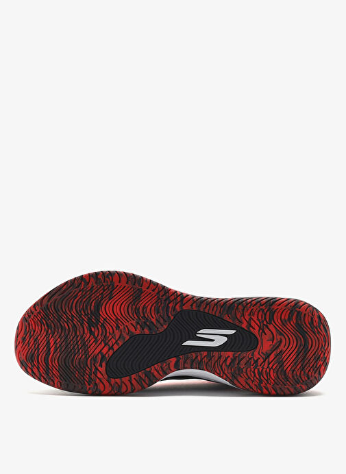 Skechers 253010 BKRD SKX LEAGUE Siyah - Kırmızı Deri Erkek Basketbol Ayakkabısı - Görsel 8