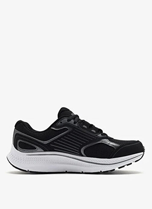 Skechers 128606 BKW GO RUN CONSISTENT 2.0 - Siyah Deri Kadın Koşu Ayakkabısı - Görsel 2