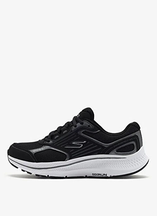 Skechers 128606 BKW GO RUN CONSISTENT 2.0 - Siyah Deri Kadın Koşu Ayakkabısı - Görsel 3