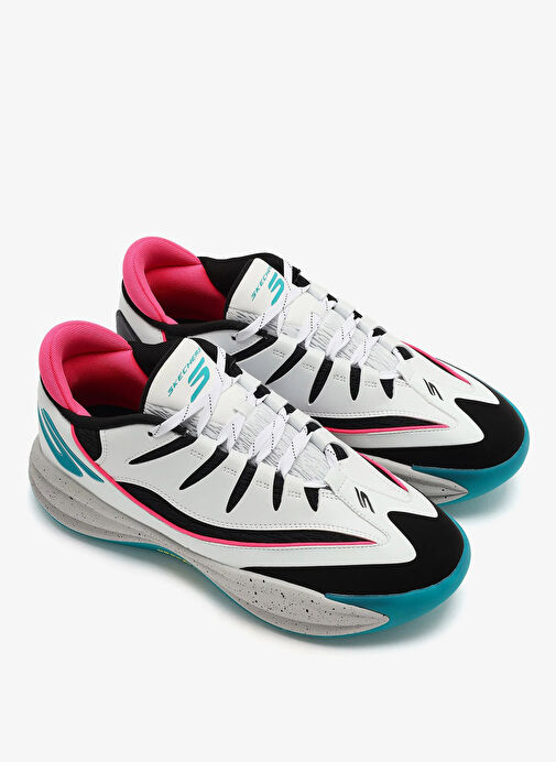 Skechers 253025 WBMT SKX BLITE Beyaz Erkek Basketbol Ayakkabısı - Görsel 5