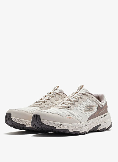 Skechers 129525 NTTP GO RUN TRAIL ALTITUDE 2 Bej Deri Kadın Koşu Ayakkabısı - Görsel 4