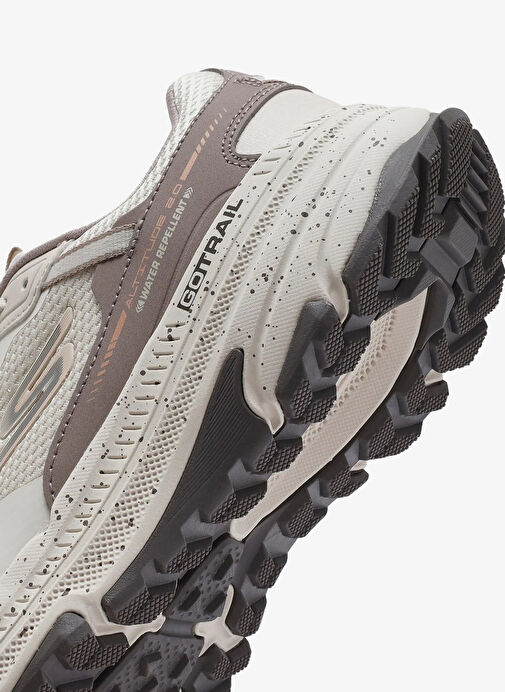 Skechers 129525 NTTP GO RUN TRAIL ALTITUDE 2 Bej Deri Kadın Koşu Ayakkabısı - Görsel 6