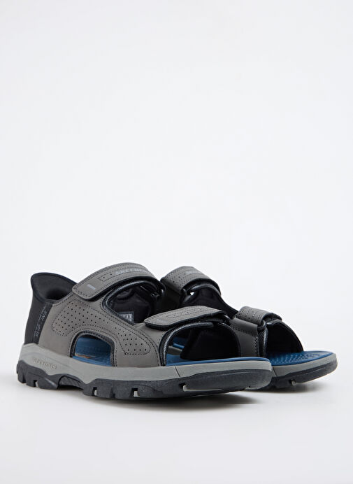Skechers Gri Erkek Sandalet TRESMEN - Görsel 3