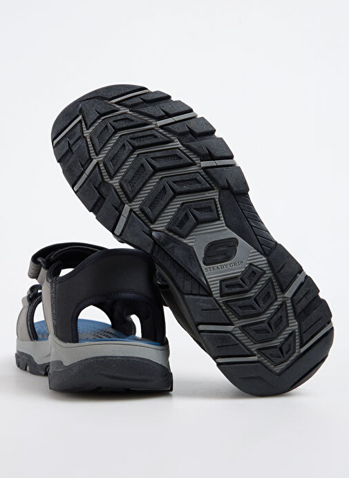 Skechers Gri Erkek Sandalet TRESMEN - Görsel 5