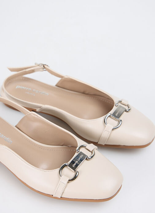 Pierre Cardin Ekru Kadın Babet PC-54711 - Görsel 6