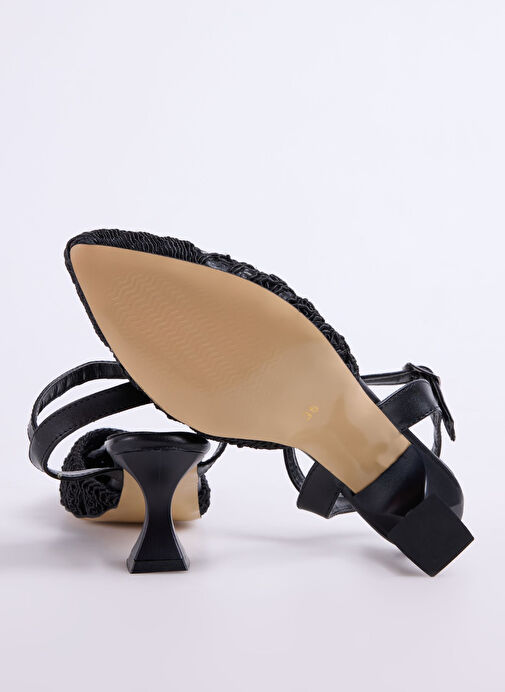 Pierre Cardin Siyah Kadın Topuklu Ayakkabı PC-54660 - Görsel 5