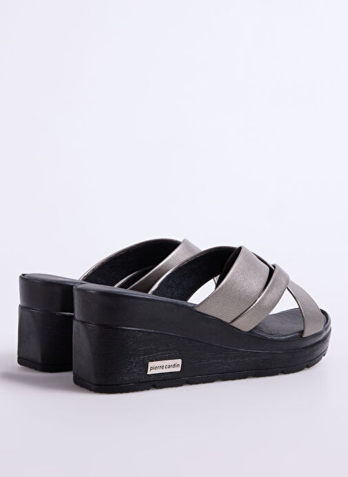 Pierre Cardin Platin Kadın Terlik PC-7477 - Görsel 4