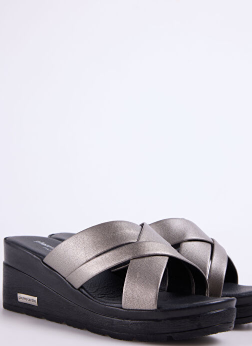 Pierre Cardin Platin Kadın Terlik PC-7477 - Görsel 6