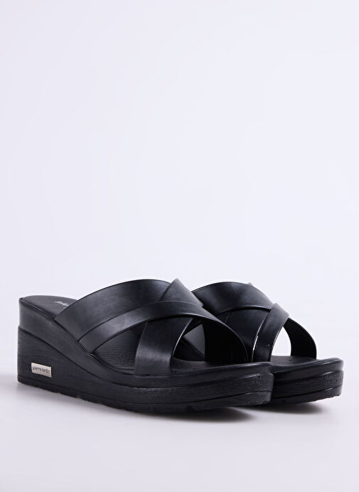 Pierre Cardin Siyah Kadın Terlik PC-7477 - Görsel 3