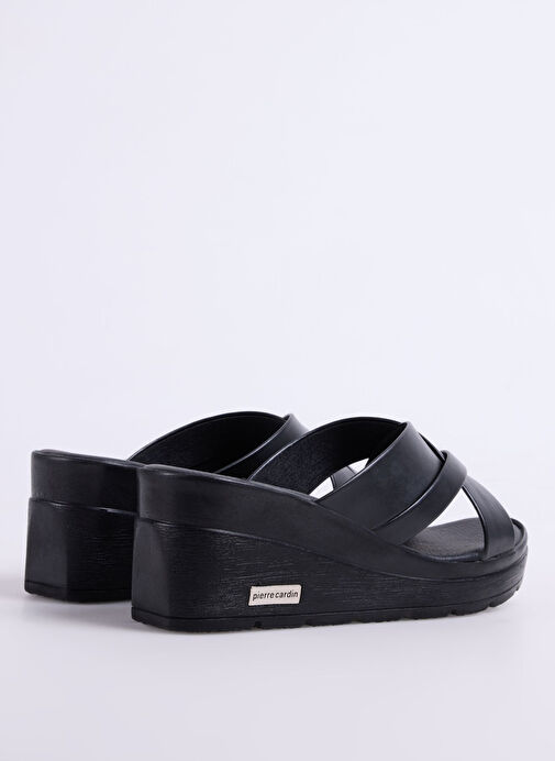 Pierre Cardin Siyah Kadın Terlik PC-7477 - Görsel 4