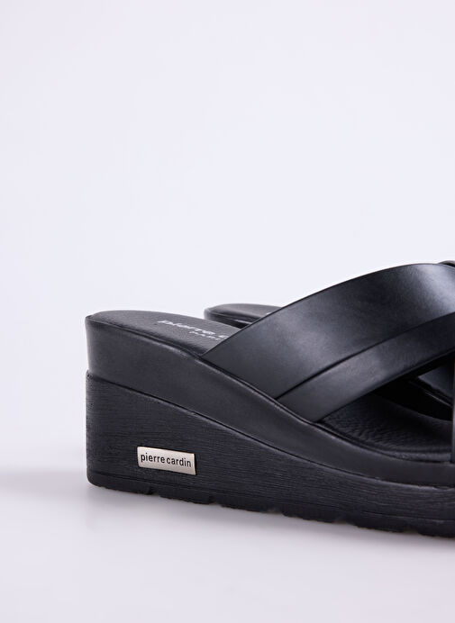 Pierre Cardin Siyah Kadın Terlik PC-7477 - Görsel 6