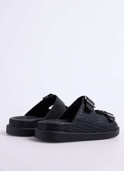 Pierre Cardin Siyah Kadın Terlik PC-54687 - Görsel 4