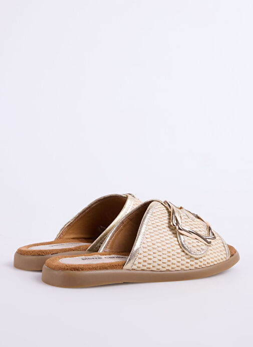 Pierre Cardin Bej Kadın Terlik PC-54776 - Görsel 4