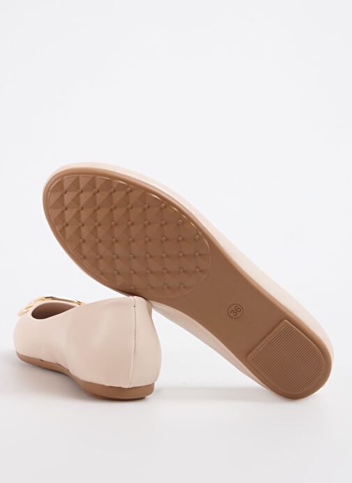 Pierre Cardin Ekru Kadın Babet PC-54752 - Görsel 5