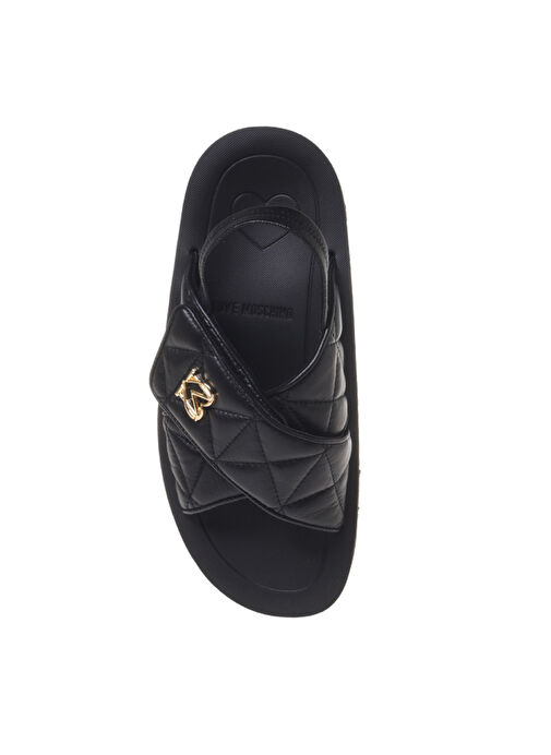 Love Moschino Siyah Kadın Sandalet JA16044I1M - Görsel 4