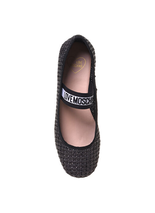 Love Moschino Siyah Kadın Babet JA11071G0M - Görsel 4