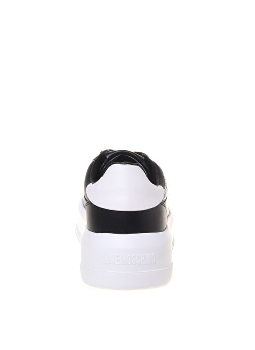 Love Moschino Beyaz Kadın Deri Sneaker JA15525G0M - Görsel 4