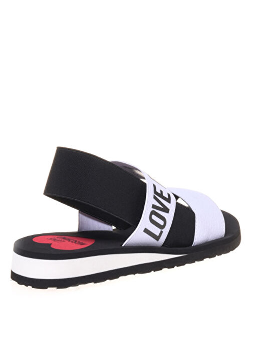 Love Moschino Beyaz Kadın Sandalet JA16033G0M - Görsel 3